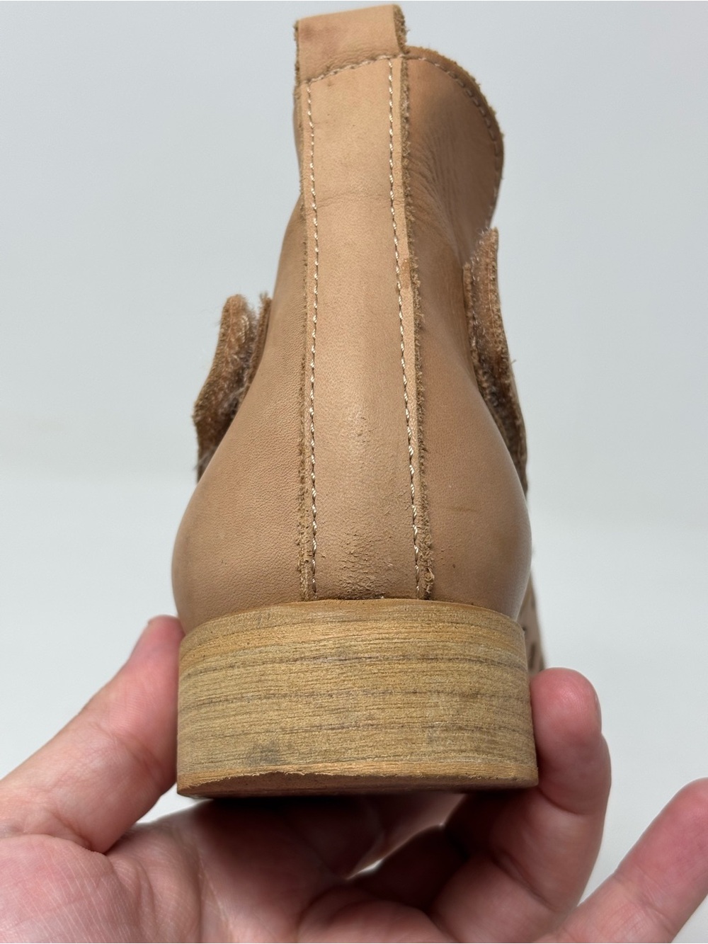 Musse & Cloud leather caila perforated booties size 40 (9-9.5) - Picture 15 of 15